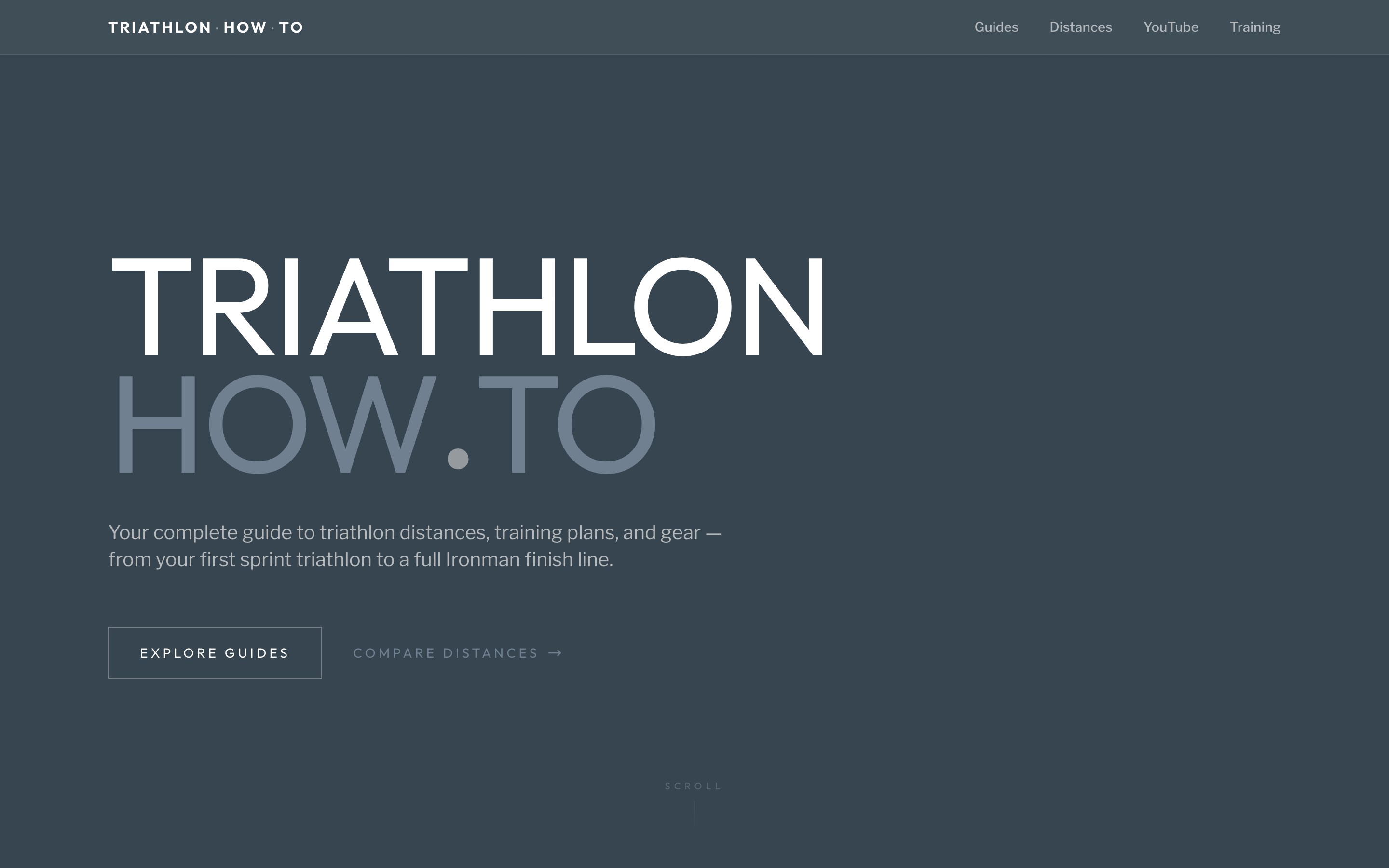 Triathlon How To homepage with distance, training, and gear guides